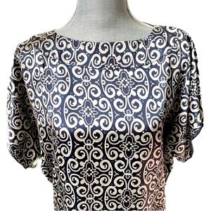 Michael Kors Silk Paisley Blouse